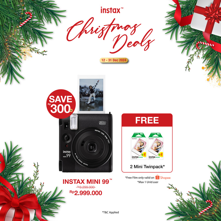 instax mini 99 promo christmas deals