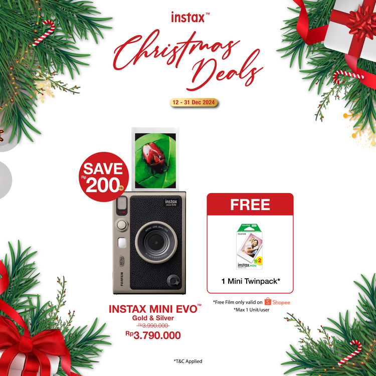instax mini evo promo christmas deals